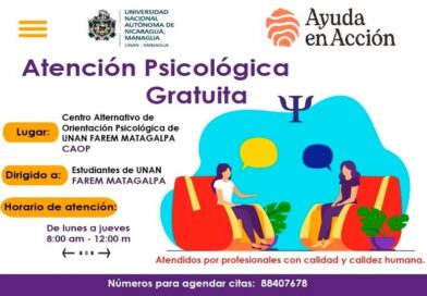 Atención Psicológica gratuita en FAREM Matagalpa